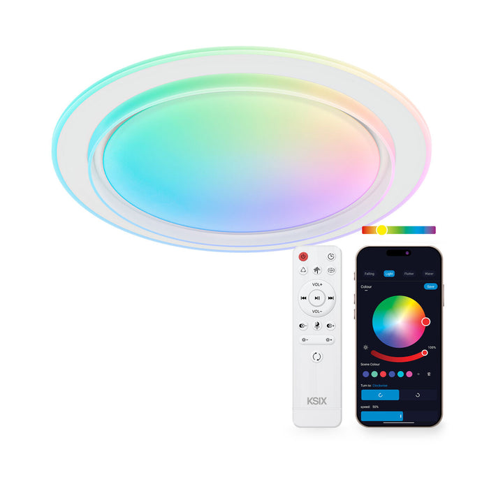 LED Flush-fitting ceiling light KSIX Sfera (3000k - 6500k)