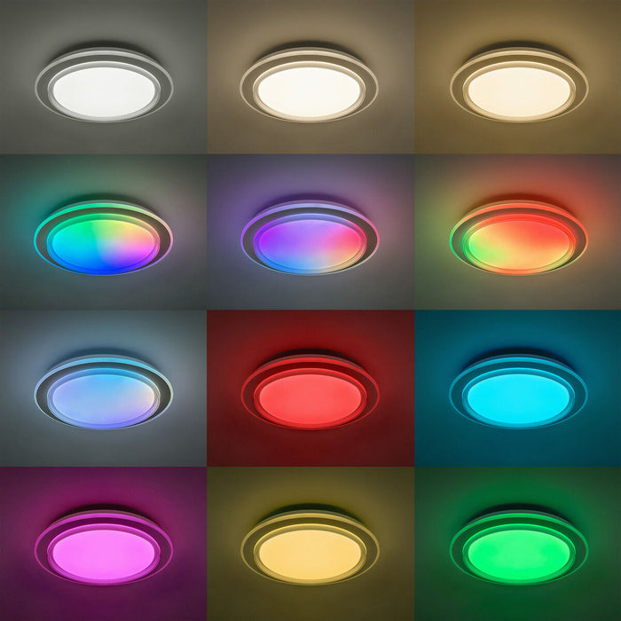 LED Flush-fitting ceiling light KSIX Sfera (3000k - 6500k)