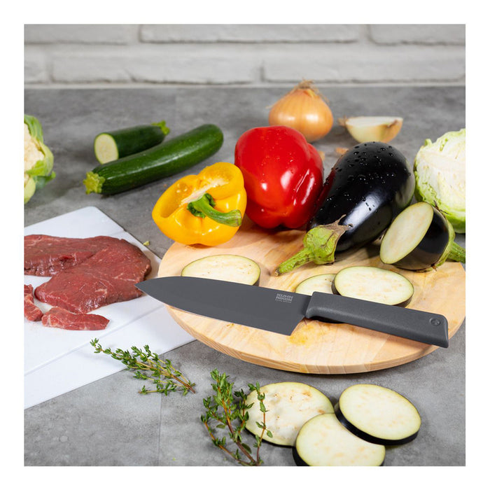 KITCHEN KNIFE SANTOKU COLORI GREY KUHN RIKON
