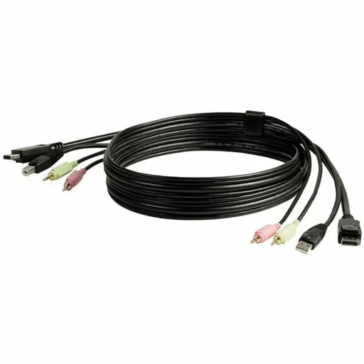 KVM switch Startech DP4N1USB6 - Компютър Кабели и адаптери<<<Компютри| Електроника<<<BigBuy&&&Switch KVM<<<Компютър