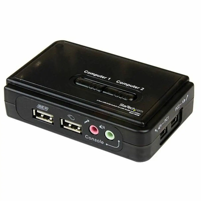 KVM switch Startech SV211KUSB - Компютър Кабели и адаптери<<<Компютри| Електроника<<<BigBuy&&&Switch KVM<<<Компютър