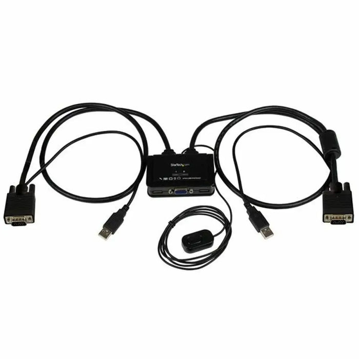 KVM switch Startech SV211USB - Компютър Кабели и адаптери<<<Компютри| Електроника<<<BigBuy&&&Switch KVM<<<Компютър