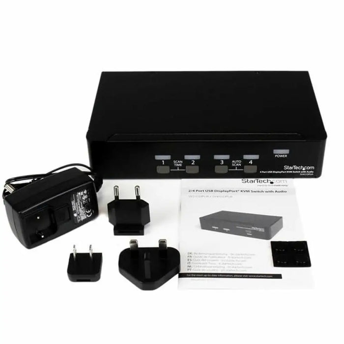 KVM switch Startech SV431DPUA - Компютър Кабели и адаптери<<<Компютри| Електроника<<<BigBuy&&&Switch KVM<<<Компютър