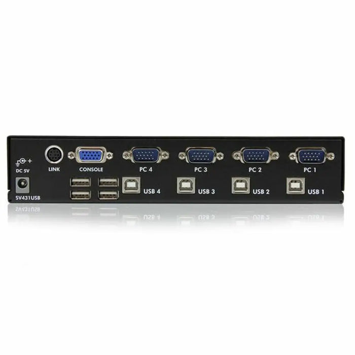 KVM switch Startech SV431USB - Компютър Кабели и адаптери<<<Компютри| Електроника<<<BigBuy&&&Switch KVM<<<Компютър