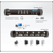 KVMP switch ATEN CS1784A 4-port USB DVI Dual Link Audio - KVM Суичове<<<Мрежово оборудване<<<ValiAPI&&&Switch