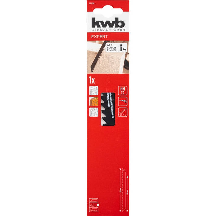 SABER SAW BLADE 228MM KWB