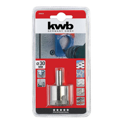 DIAMOND DRILL F 30 MM KWB