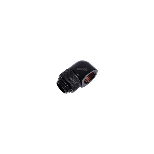 L-connector Alphacool HF Swivel G1/4 male to G1/4 female thread Matt black - Фитинги<<<Водно охлаждане<<<ValiAPI