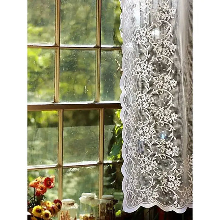 LACE CURTAIN 140X265 CM. CREAM - Пердета<<<Корнизи щори и пердета<<<Мебели и интериор<<<Praktiker