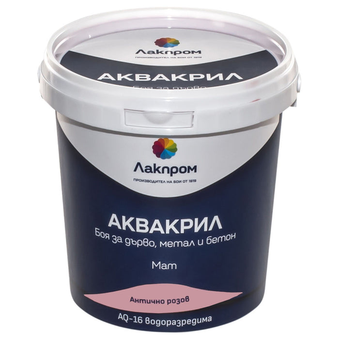 AQUACRYL AQ-16 PAINT FOR WOOD METAL AND CONCRETE LACKPROM