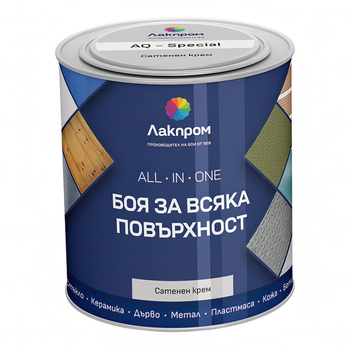 PAINT FOR ALL SURFACES SATIN CREAM 700 ML LACKPROM