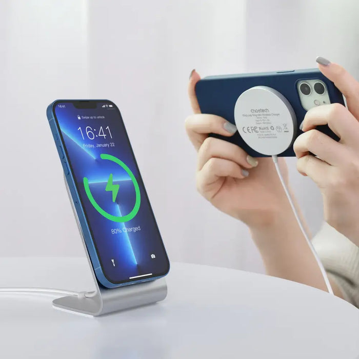 Ładowarka bezprzewodowa z uchwytem Choetech T518-F + H046 15W (biała) - Other<<<GSM Accessories<<<InnproXML&&&Cell