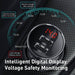 Ładowarka samochodowa Baseus z wyświetlaczem 2x USB 4,8A 24W (srebrna) - Car charger<<<Основна<<<DunaXML&&&Car