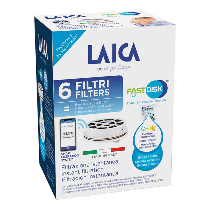 FILTER LAICA FAST DISK 6PCS