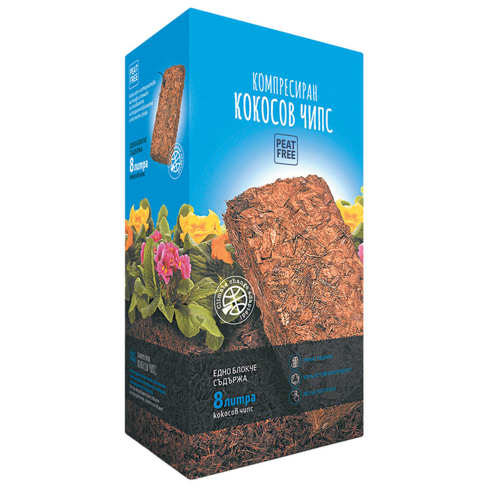 COMPRESSED COCONUT MULCH 8L 600G LAKTOFOL BOTANICA