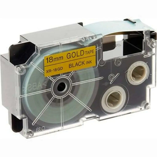 Laminated Tape for Labelling Machines Casio Black Golden - Електроника Периферни и резервни части<<<Компютри|