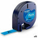 Laminated Tape for Labelling Machines Dymo 91205 12 mm LetraTag® Black Blue (10 Units) - Електроника Периферни и