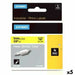 Laminated Tape for Labelling Machines Rhino Dymo ID1-9 Yellow Black 9 x 1,5 mm (5 Units) - Електроника Периферни и