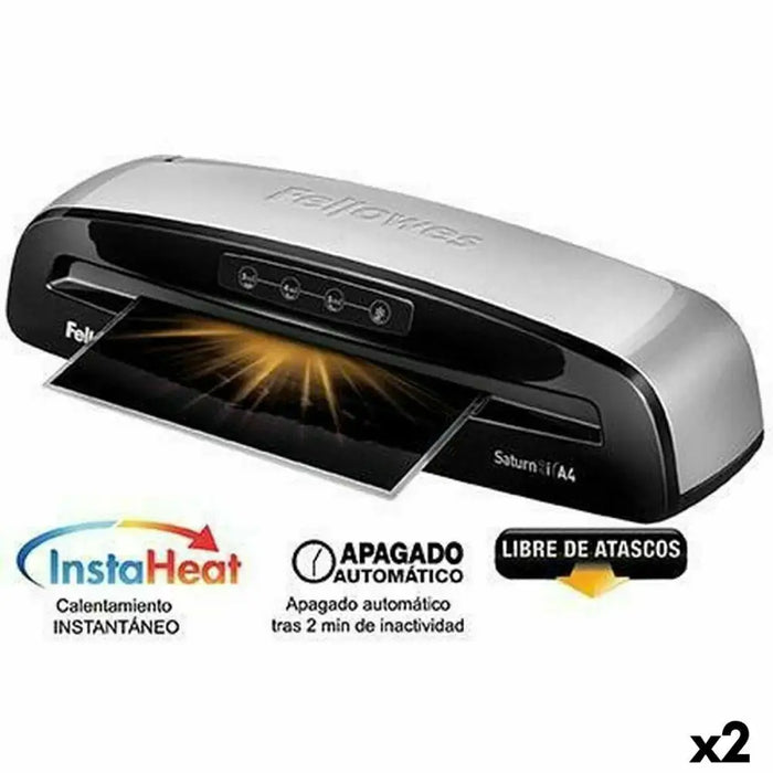 Laminator Fellowes Saturn 3i Black Silver - Компютърни Аксесоари<<<Електроника Периферни и резервни части<<<Компютри|