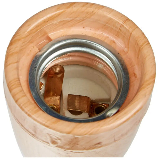 Lamp holder F-line Wood 100 W E27 Vintage - Декорация и Осветление<<<Дом Градина<<<BigBuy&&&Лампи<<<Декорация и