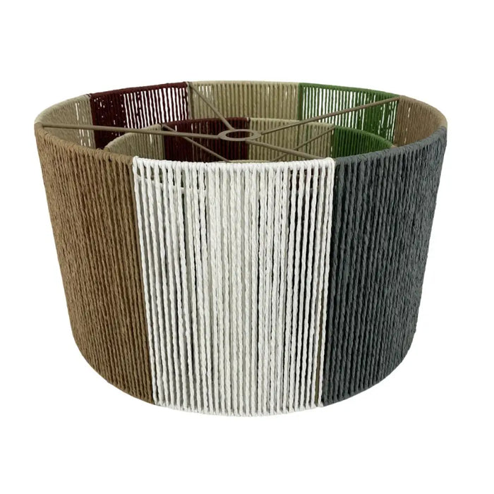 Lamp Shade Home ESPRIT Multicolour Metal Fibre Natural Urban 52 x 52 x 31 cm (3 Pieces) - Декорация и Осветление<<<Дом