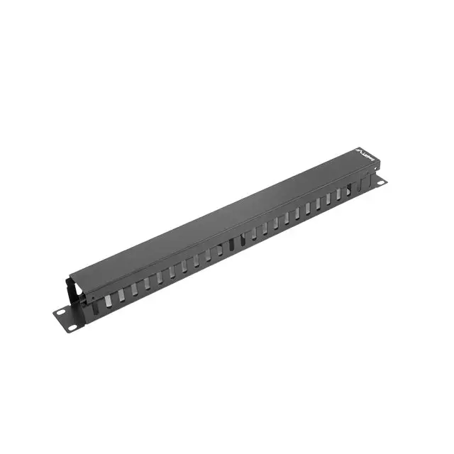 Lanberg 19’’ cable management panel type A 1U black - Аксесоари<<<LANBERG сървърни шкафове и