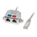 Lanberg adapter LAN splitter RJ45 -> 2x RJ45 ftpad-0026-s - Адаптери<<<LANBERG адаптери конектори и