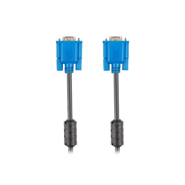Lanberg CA-VGAC-10CU-0050-BK VGA cable 5 m VGA 15pin Black - VGA cablesKBA-VGA<<<Cables and adaptersKBA<<<ActionPL
