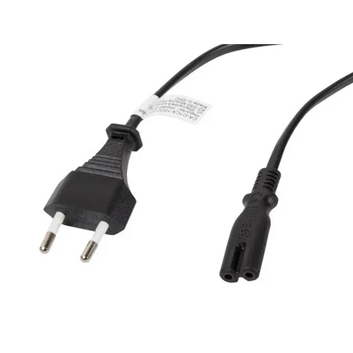 Lanberg CEE 7/16 -> IEC 320 C7 EURO (RADIO) power cord 1.8m black - Захранващи<<<LANBERG