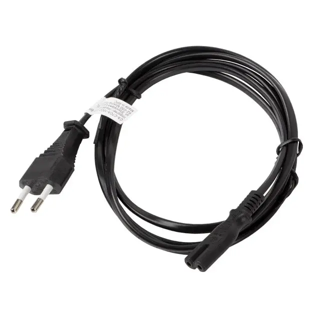 Lanberg CEE 7/16 -> IEC 320 C7 EURO (RADIO) power cord 1.8m black - Захранващи<<<LANBERG