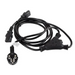 Lanberg CEE 7/7 -> 2X IEC 320 C13 power cord 2m VDE black - Захранващи<<<LANBERG кабели<<<LANBERG<<<PolyComp&&&Компютър