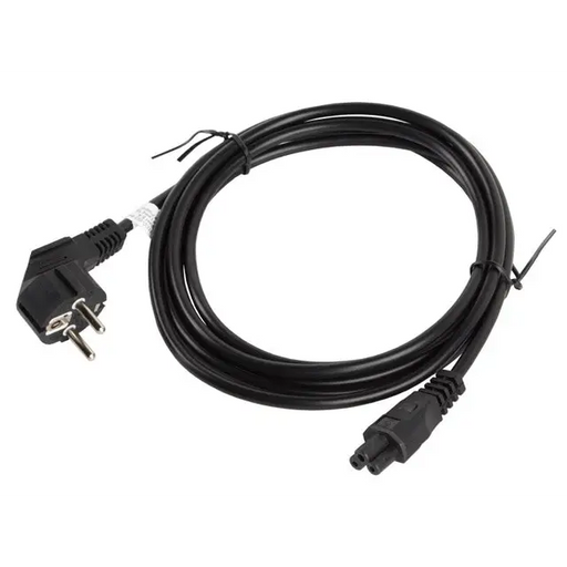 Lanberg CEE 7/7 (MICKEY) -> IEC 320 C5 power cord 3m VDE black - Захранващи<<<LANBERG