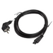 Lanberg CEE 7/7 (MICKEY) -> IEC 320 C5 power cord 3m VDE black - Захранващи<<<LANBERG