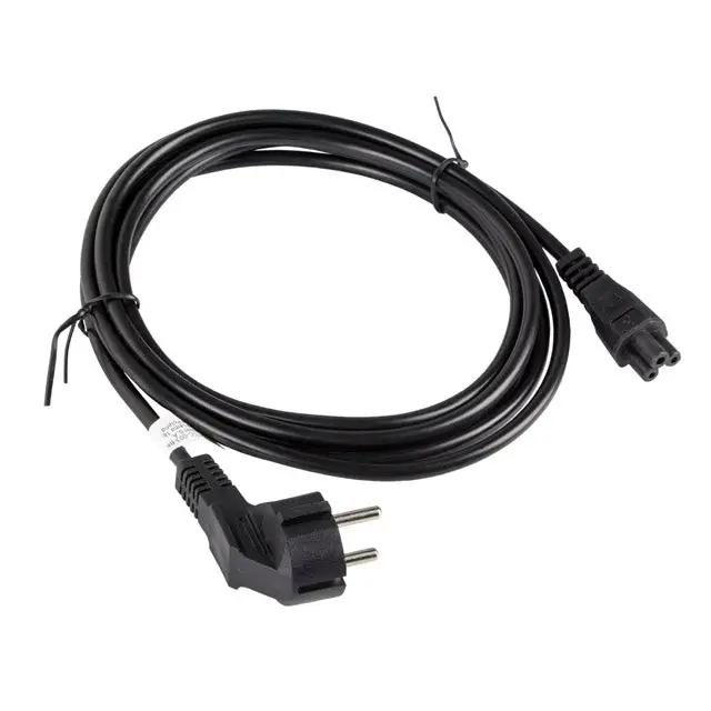 Lanberg CEE 7/7 (MICKEY) -> IEC 320 C5 power cord 3m VDE black - Захранващи<<<LANBERG