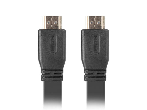 Lanberg HDMI M/M V2.0 cable 1m 4K flat black - Видео<<<LANBERG кабели<<<LANBERG<<<PolyComp&&&HDMI