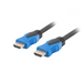 Lanberg HDMI M/M V2.0 cable 4K 3m CU black - Видео<<<LANBERG кабели<<<LANBERG<<<PolyComp&&&Компютър Кабели и