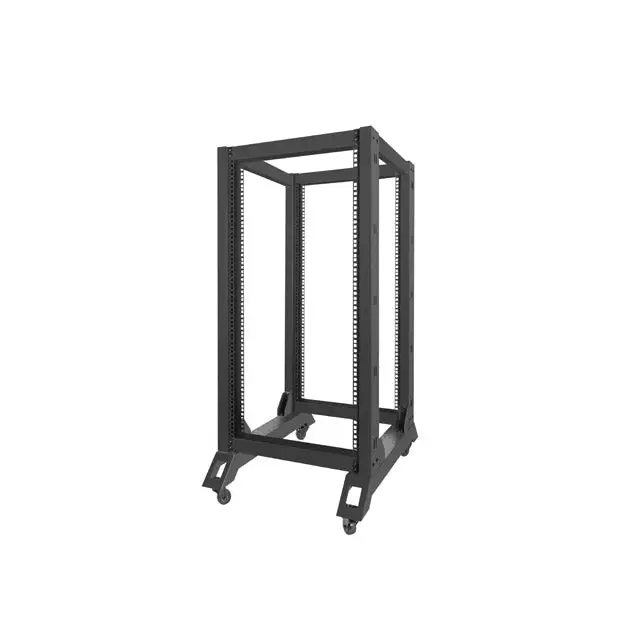 Lanberg open rack 22U 600x800 black - Сървърни и комуникационни шкафове<<<LANBERG сървърни шкафове и