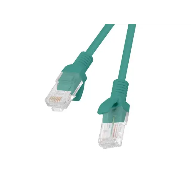 Lanberg patch cord CAT.5E 5m green - Пач<<<LANBERG кабели<<<LANBERG<<<PolyComp&&&PatchcableKGW-PAT<<<Cables jacks
