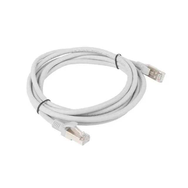 Lanberg patch cord CAT.5E FTP 2m grey - Пач<<<LANBERG кабели<<<LANBERG<<<PolyComp&&&Мрежови кабели<<<Компютър Кабели и
