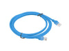 Lanberg patch cord CAT.6 2m blue - Пач<<<LANBERG кабели<<<LANBERG<<<PolyComp&&&Мрежови кабели<<<Компютър Кабели и
