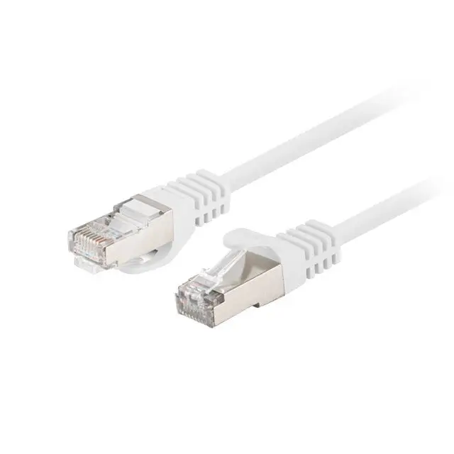 Lanberg patch cord CAT.6 FTP 0.25m fluke passed (10-pack) white - Пач<<<LANBERG