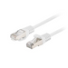 Lanberg patch cord CAT.6 FTP 0.25m fluke passed (10-pack) white - Пач<<<LANBERG