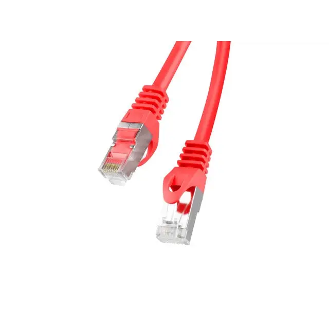 Lanberg Patch cord Cat.6 FTP 0.5m Fluke Passed Red - Пач<<<LANBERG кабели<<<LANBERG<<<PolyComp