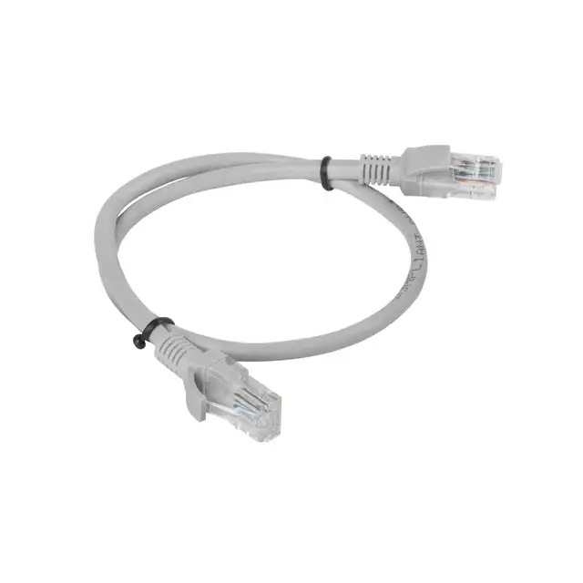 Lanberg patch cord CAT.6 UTP 0.5m grey - 10 pack - Пач<<<LANBERG кабели<<<LANBERG<<<PolyComp&&&Мрежови