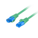Lanberg patch cord CAT.6A FTP LSZH CCA 0.5m Fluke Passed green - Пач<<<LANBERG