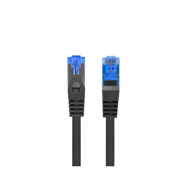 Lanberg patch cord CAT.6A FTP LSZH CCA 20m Fluke Passed black - Пач<<<LANBERG кабели<<<LANBERG<<<PolyComp&&&Компютър
