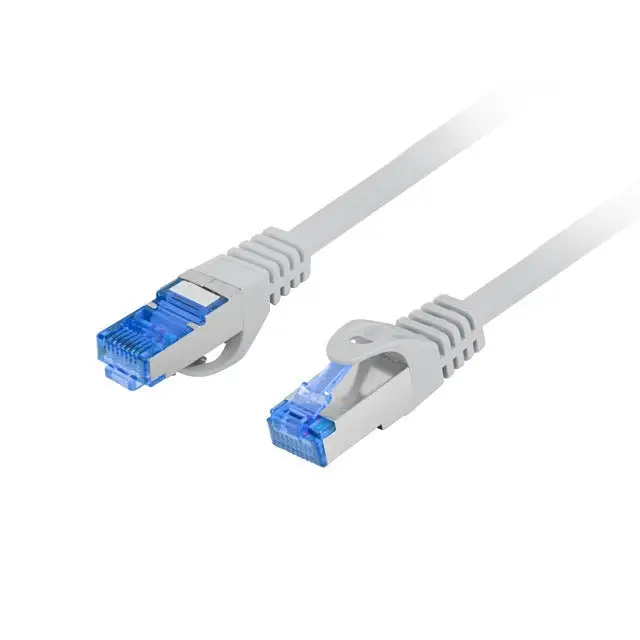 Lanberg patch cord CAT.6A FTP LSZH CCA 20m Fluke Passed grey - Пач<<<LANBERG