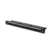 Lanberg patch panel 24 port 1U 19’’ CAT.6a utp with cable organizer black - Пач панели<<<LANBERG сървърни шкафове и
