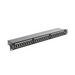 Lanberg patch panel 24 port 1U CAT.5E shielded black - Пач панели<<<LANBERG сървърни шкафове и