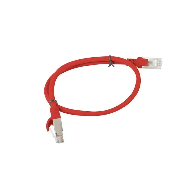 LANBERG PATCHCORD UTP CAT.5E 0.5M RED PCU5-10CC-0050-S